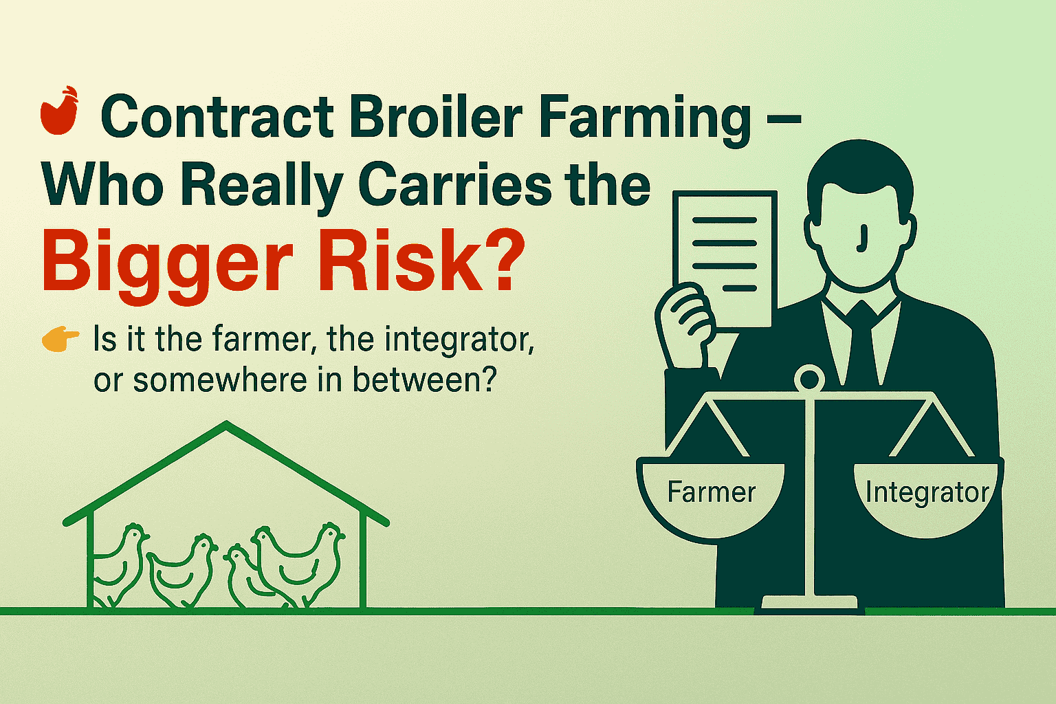 Contract Broiler Farming Who Really Carries the Bigger Risk