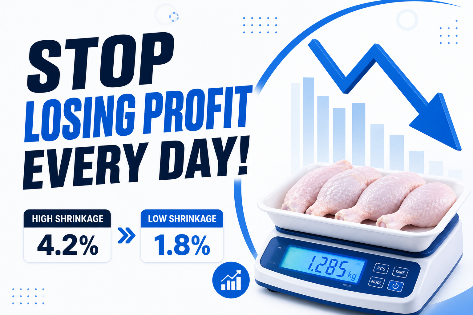 Case Study on Poultry Shrinkage Reduction from 4.2% to 1.8% and Its Impact on Shop Profit
