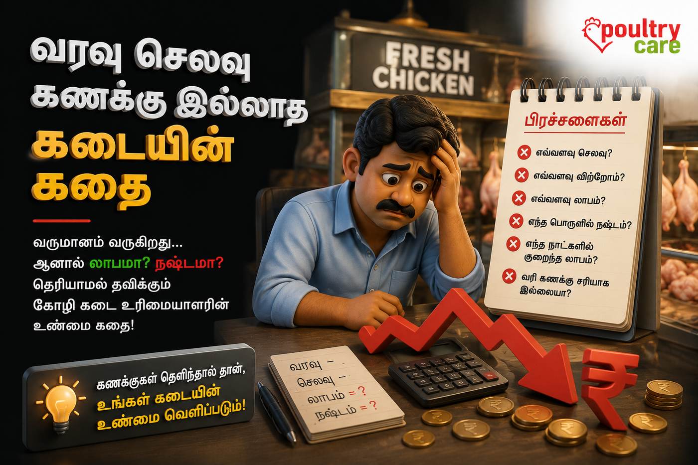 வரவு செலவு கணக்கு இல்லாத கடையின் கதை