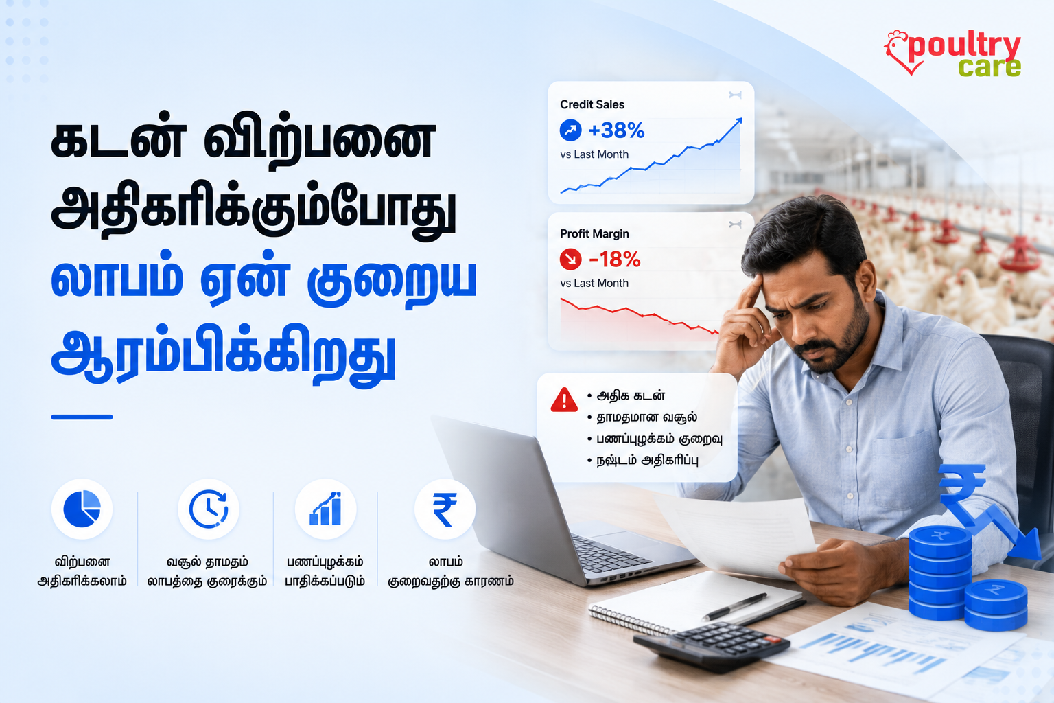 கடன் விற்பனை அதிகரிக்கும்போது லாபம் ஏன் குறைய ஆரம்பிக்கிறது