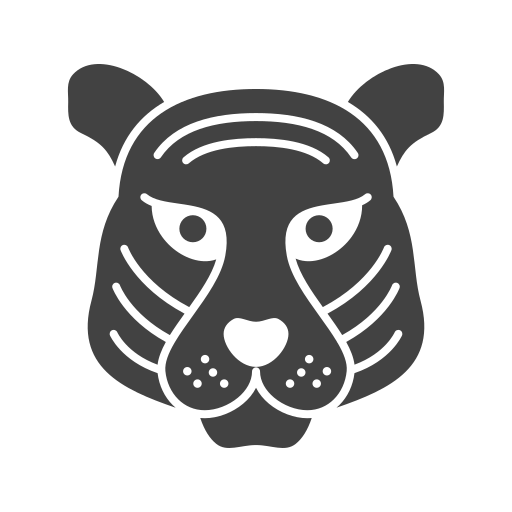 Tiger Wildlife Icon