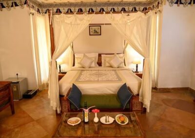 Clarks Safari Ranthambore Suite Room Bed