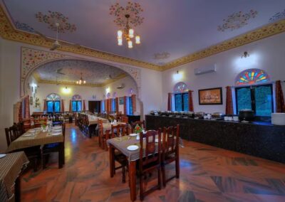 Ranthambhore Heritage Haveli Dining Area