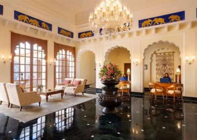 The Oberoi Vanyavilas Lobby Area
