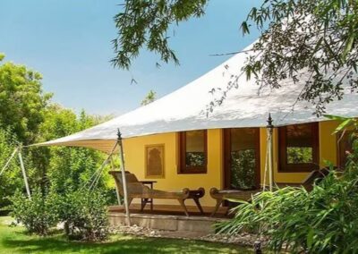 The Oberoi Vanyavilas Luxury Tent Exterior