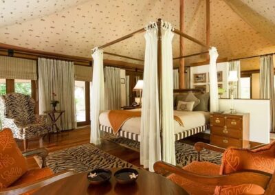 The Oberoi Vanyavilas Luxury Tent Interior