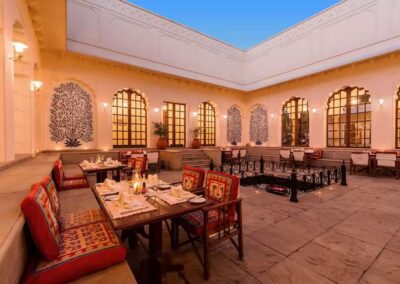 The Oberoi Vanyavilas Restaurant Area