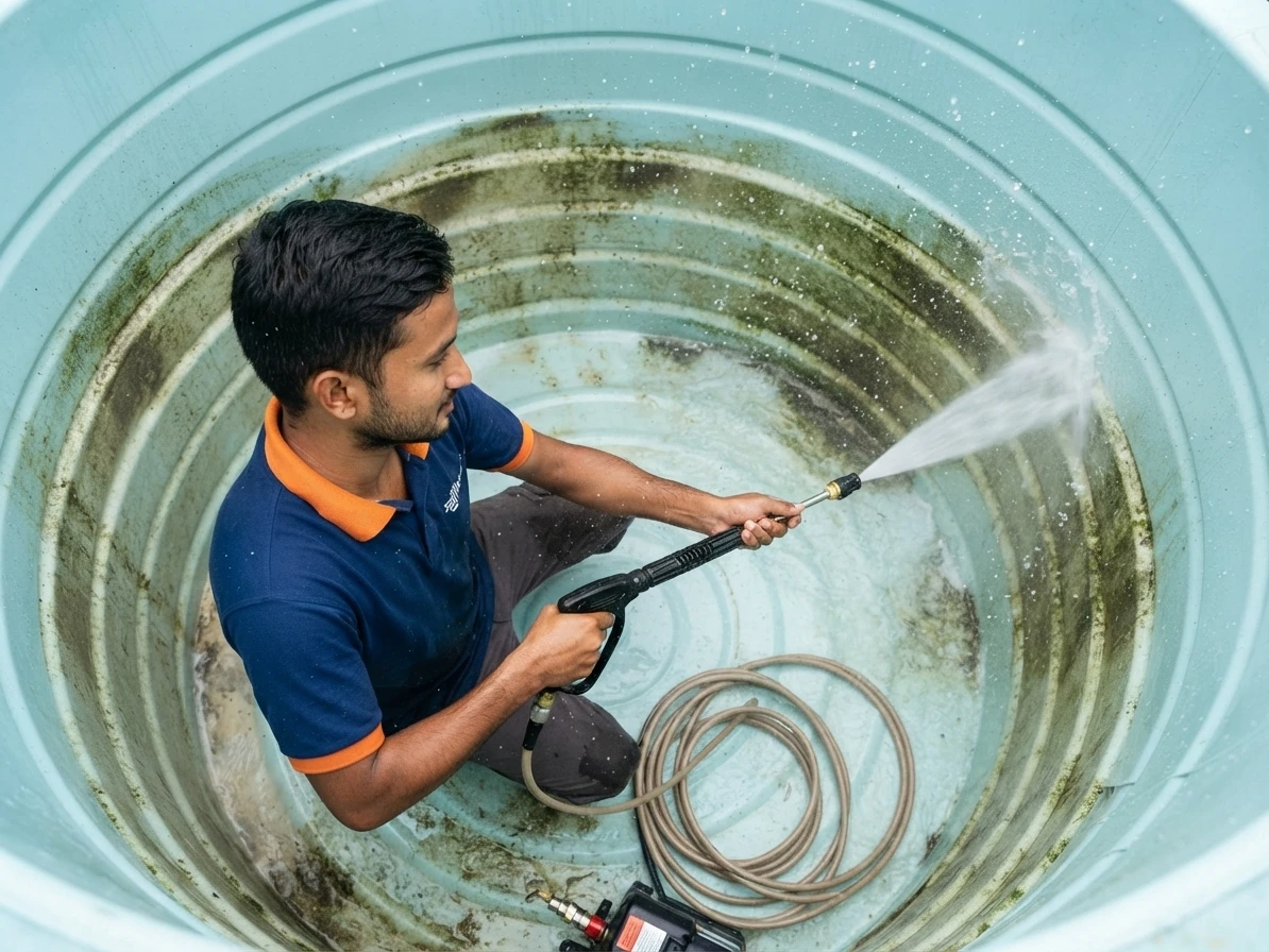 Underground Water Tank Cleaning in Kathmandu | Sajilo Sewa