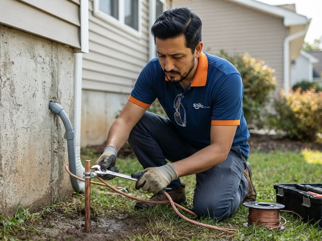 Rod Earthing Installation