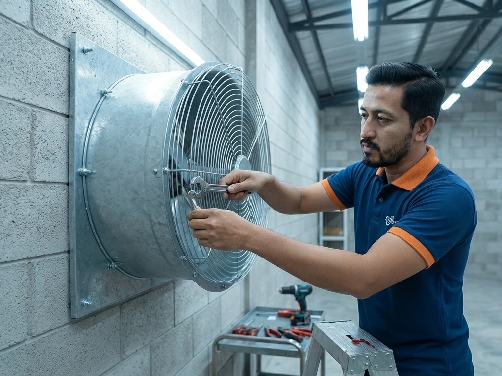 Wall Fan Installation (Industrial)