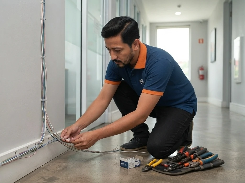 Telephone Cable Management (Up to 8 Points)