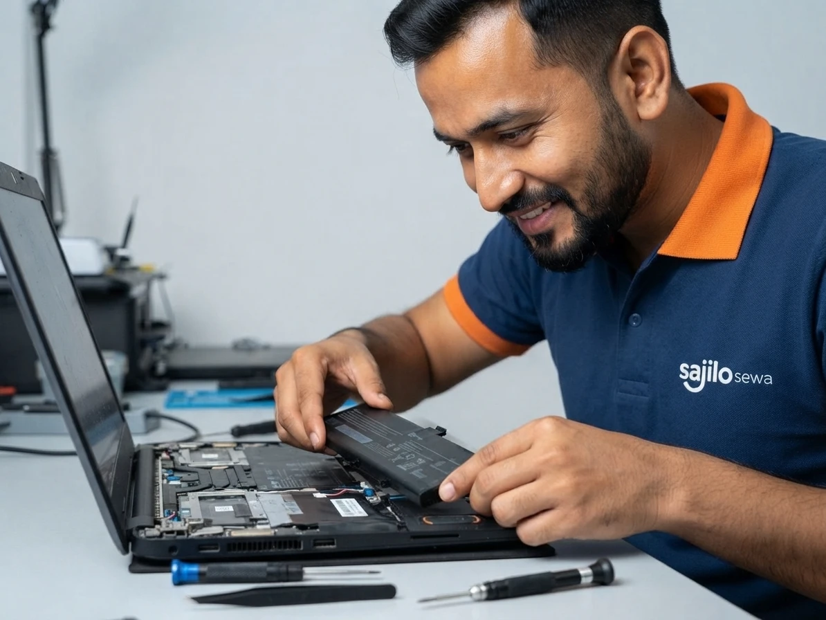 Normal Laptop Internal Battery Replacement