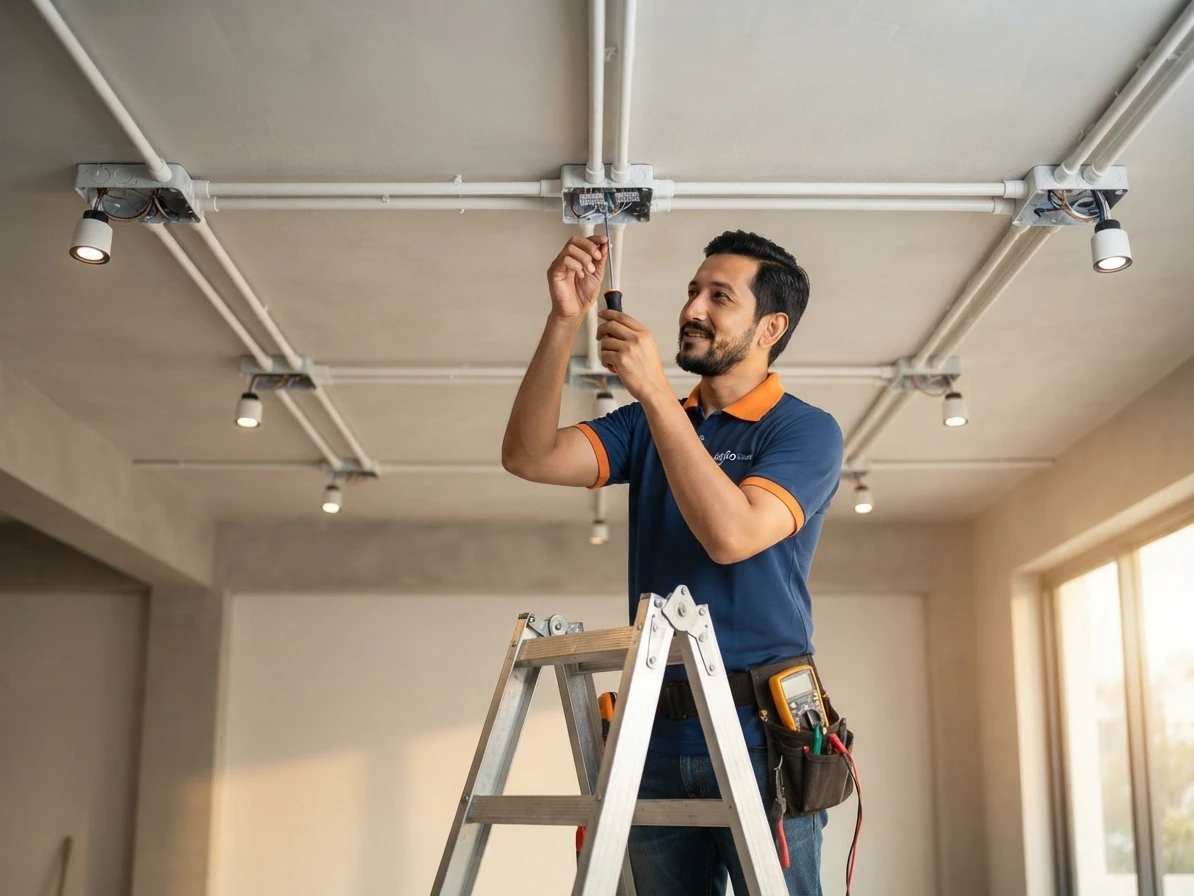 New Light Point with Surface Conduiting