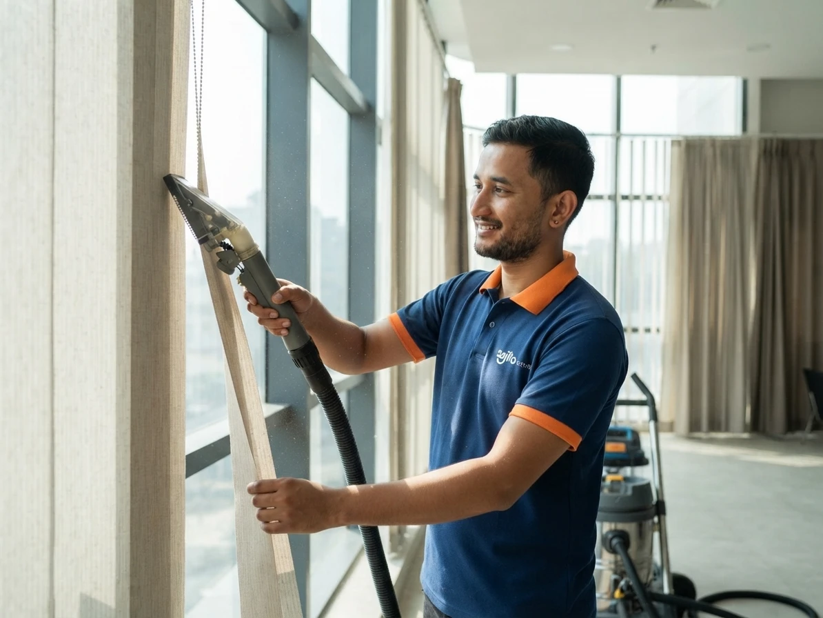 Vertical Curtain Cleaning (Up to 80 Blinds)