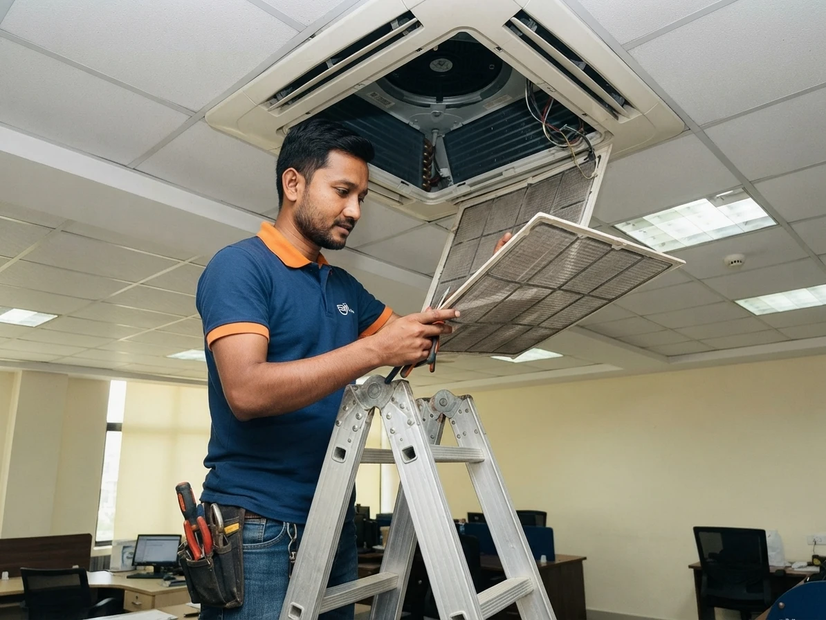 Ceiling Cassette AC Dismantling