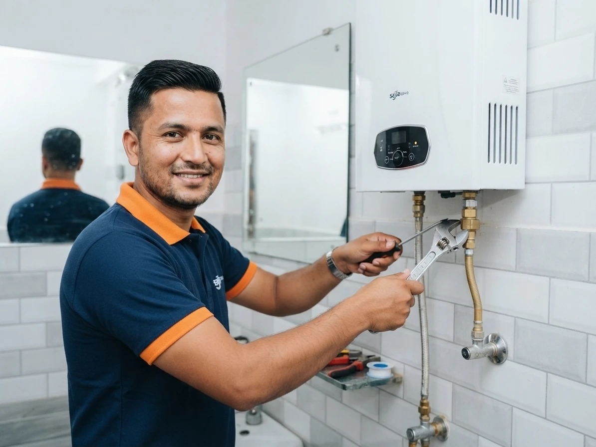 Gas Geyser Installation
