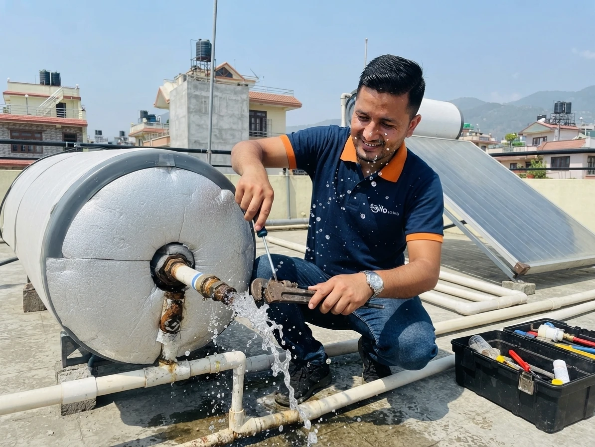 Solar Water Heater Rod Replacement
