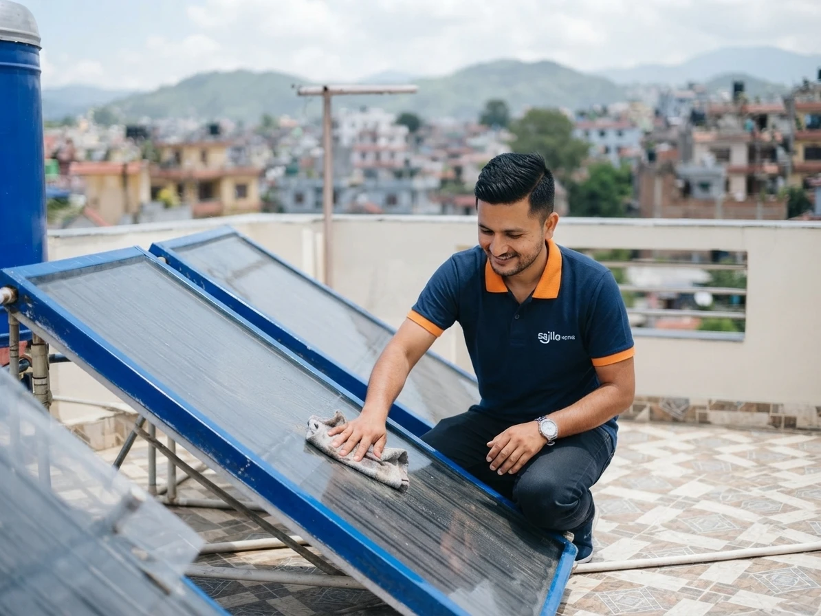 Nepali Solar Servicing (Two Panel)