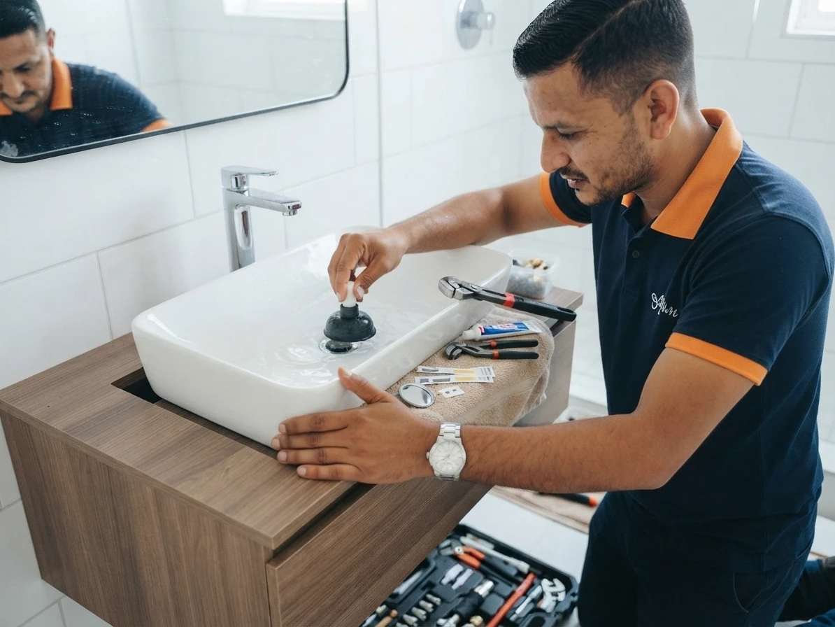 Wash Basin Blockage