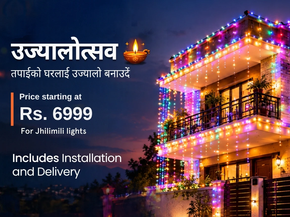 Tihar Light Installation | Jhilimili Up To 2.5 Storeys