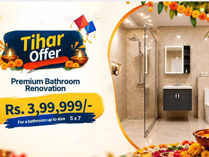Premium Bathroom Renovation (Tihar Offer)