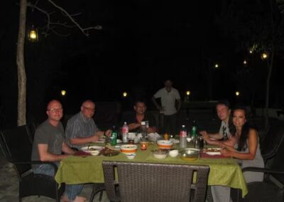 Tiger Trails Jungle Lodge Outdoor Dinner