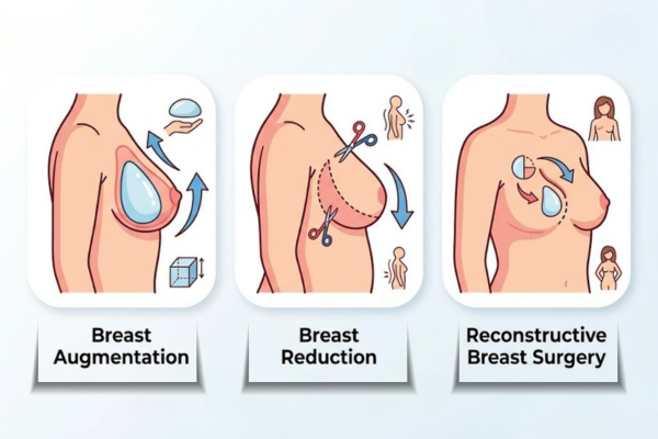 Discover about types of breast surgery which includes breast augmentation, breast reduction in mumbai at Bombay Hospital