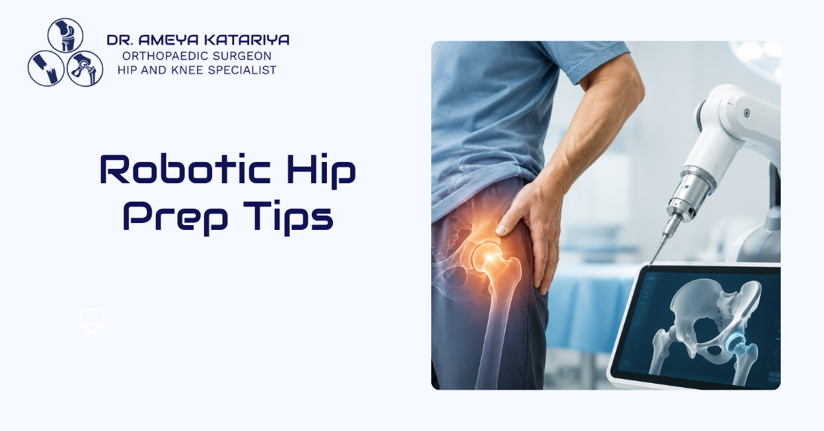 How to Prepare for Robotic Hip Replacement Surgery: Tips from Dr. Ameya Katariya