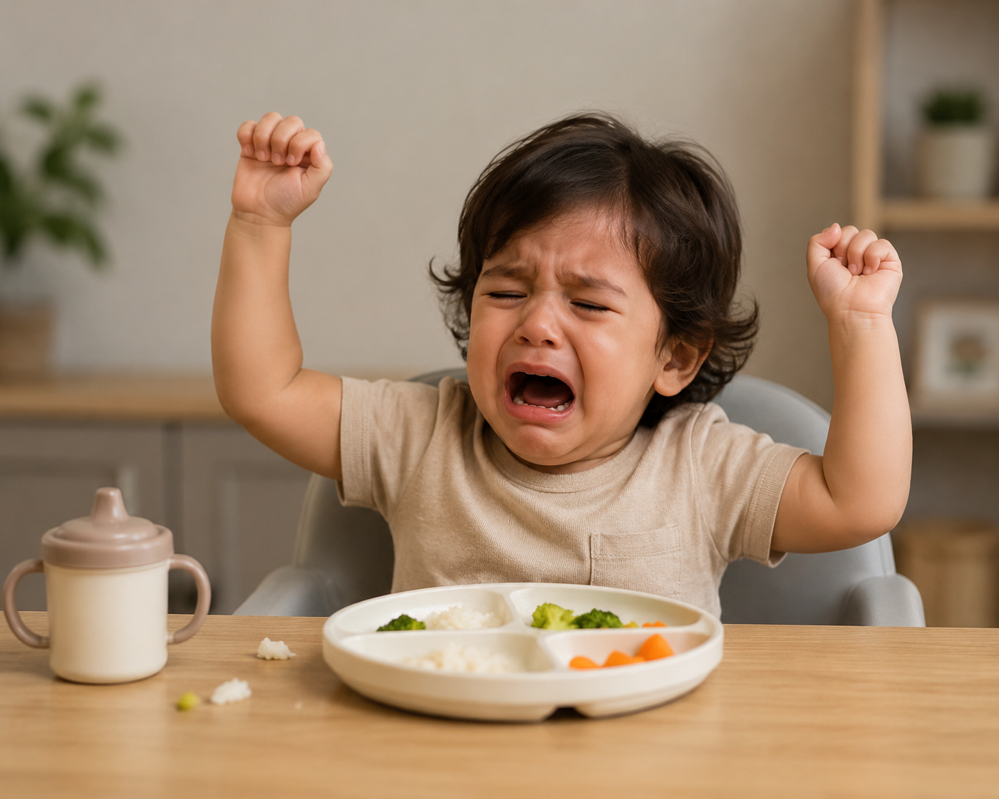 child mealtime tantrums and feeding pressure guidance
