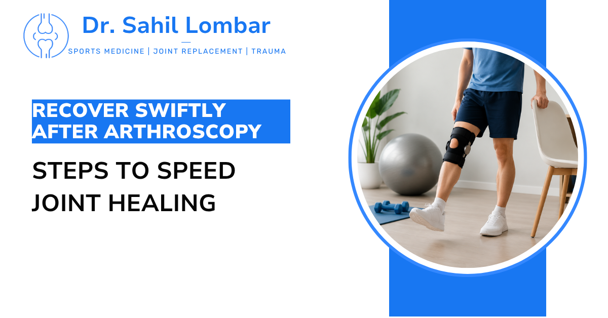 Post-Surgery Recovery Tips After Knee & Hip Arthroscopy for Faster Healing