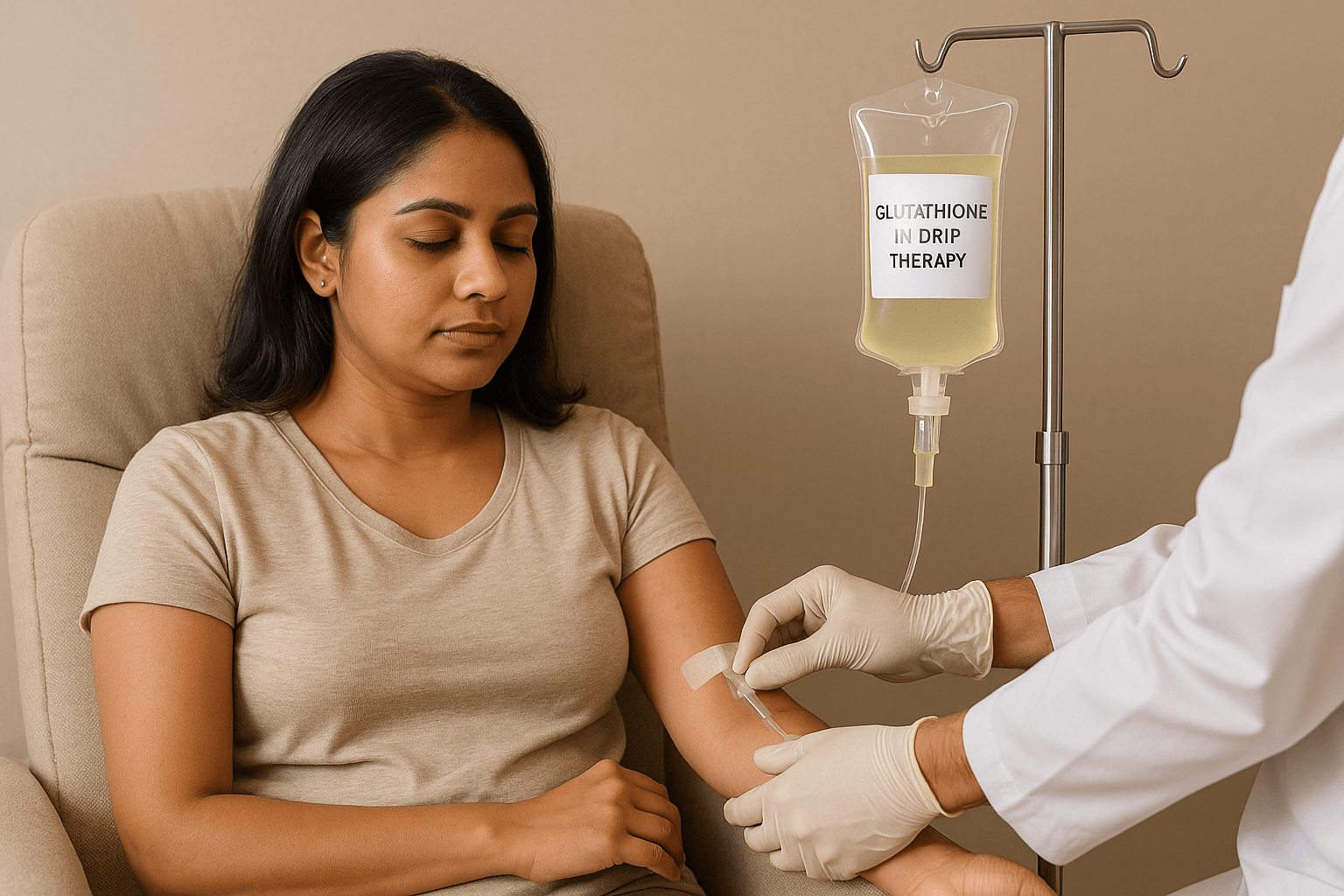 Glutathione IV Drip Therapy in Mumbai at Live Light Clinic by Dr. Swati Pradhan