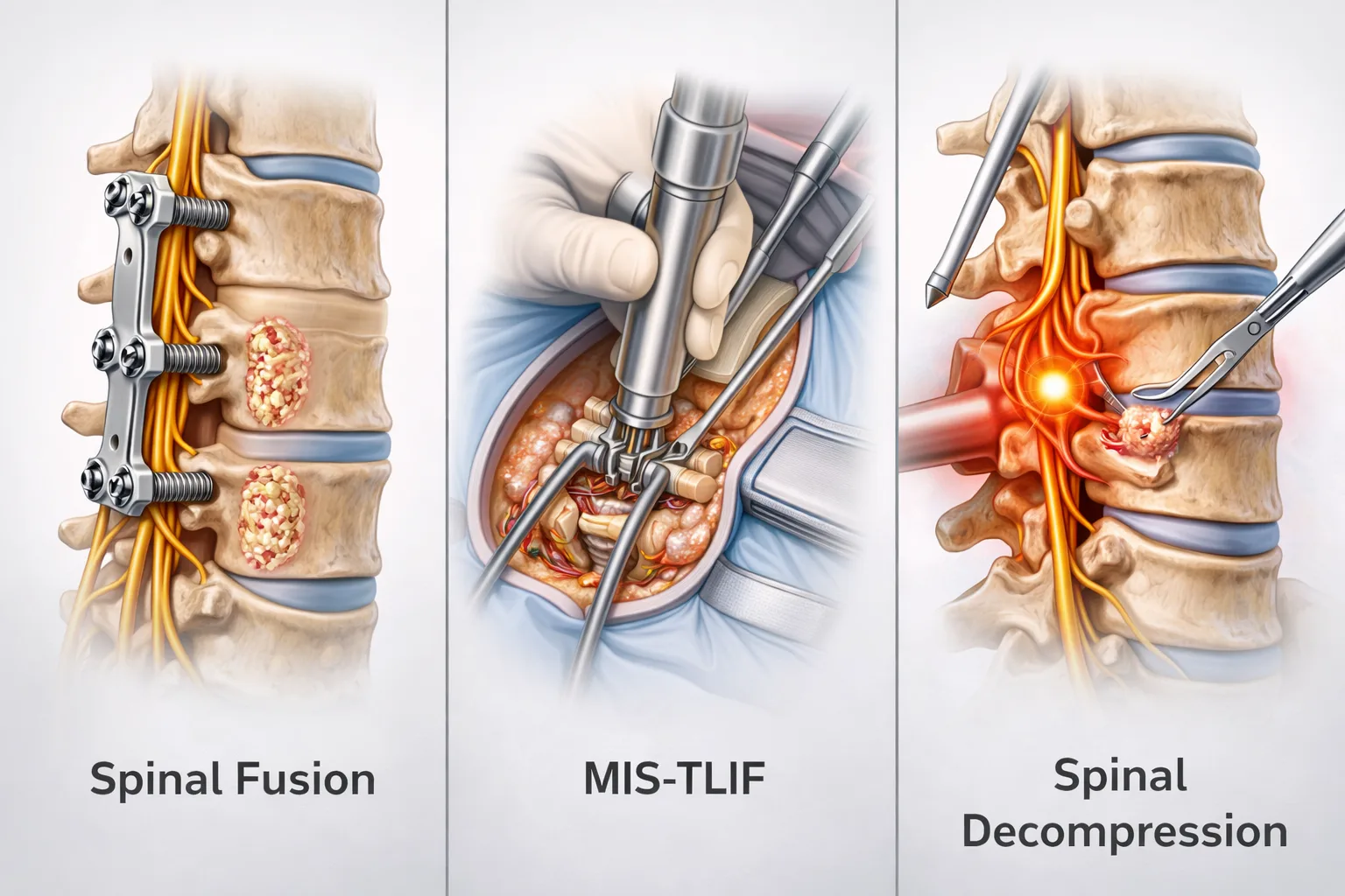 Spinal Fusion, MIS-TLIF & Spinal Decompression