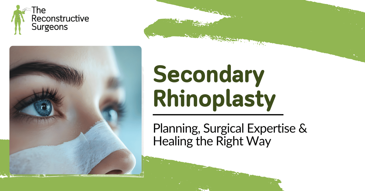 Secondary Rhinoplasty: Planning, Surgical Expertise & Healing the Right Way