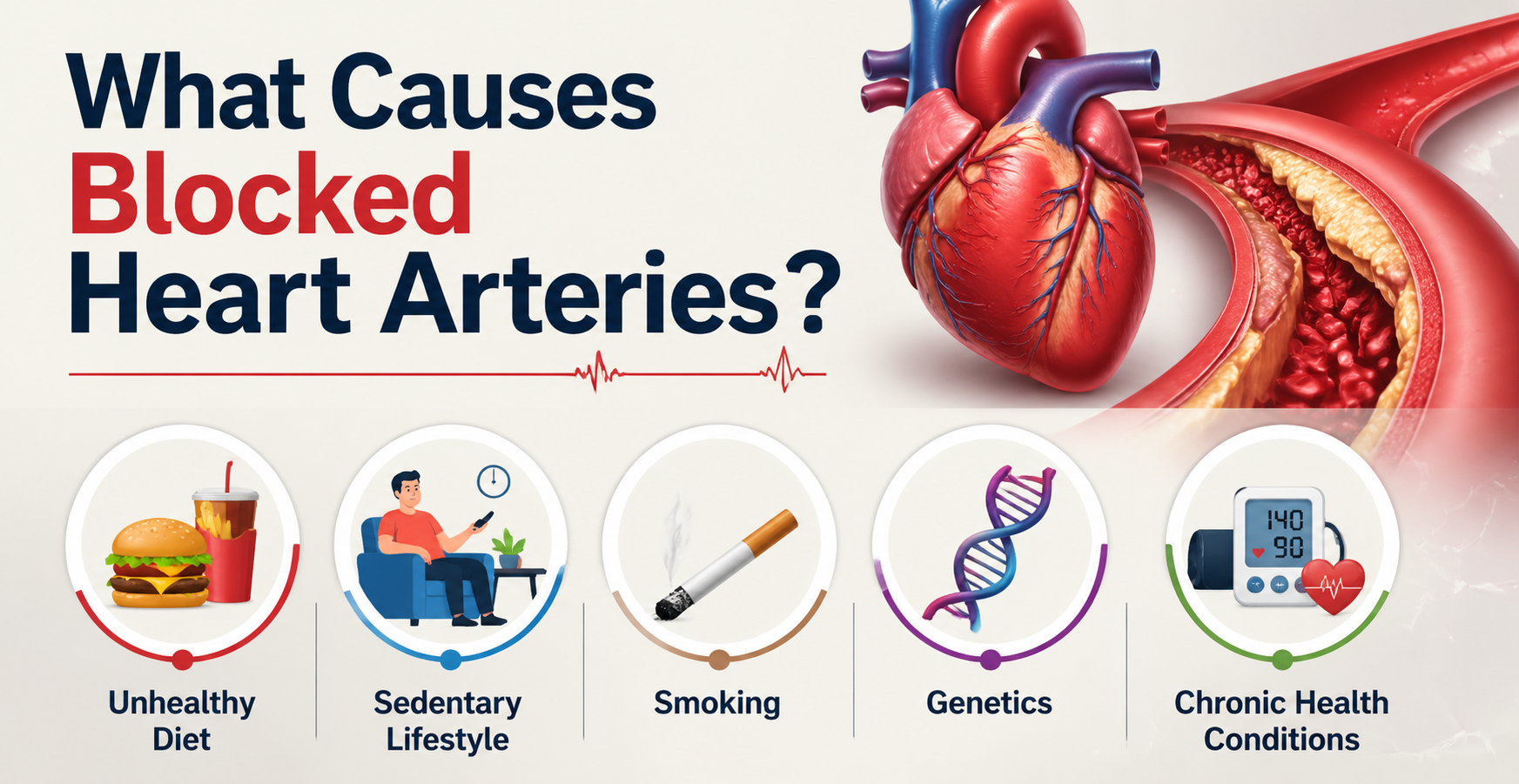 What Causes Blocked Heart Arteries?