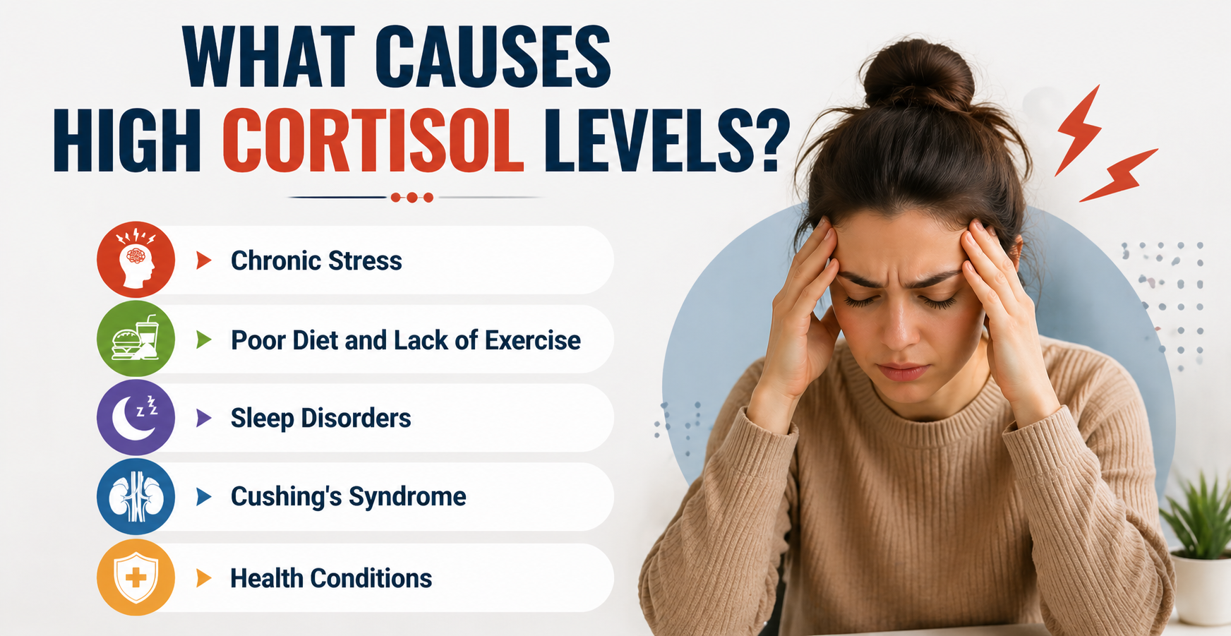 causes of high cortisol levels