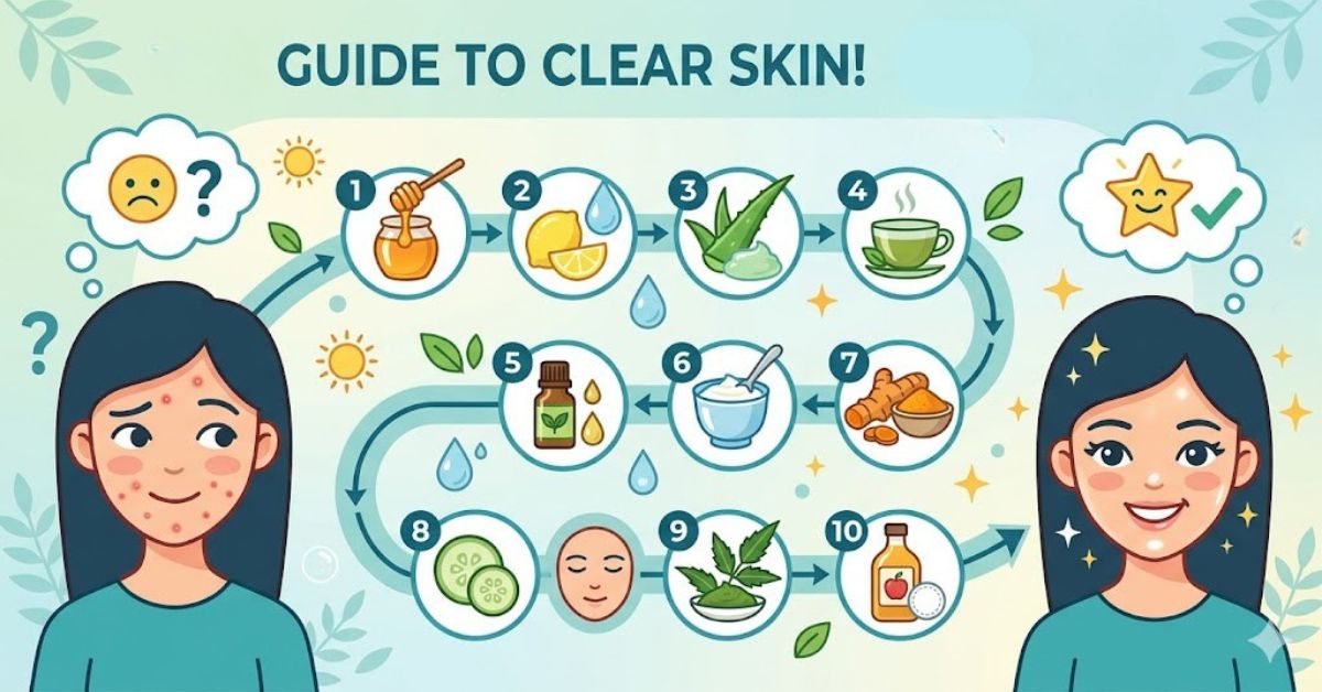 Know about Natural home remedies by reliable dermatologist in mumbai to get clear skin and treat pimples effectively