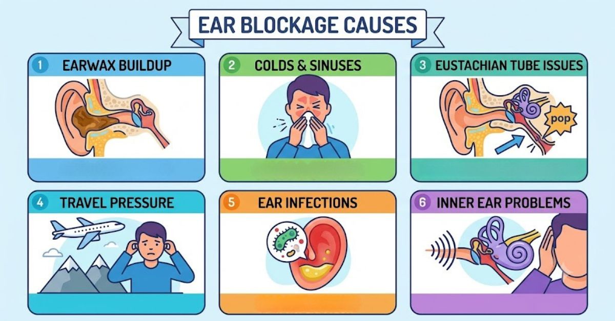 Common causes of ear blockage explained by ENT doctor in Mumbai at Bombay Hospital