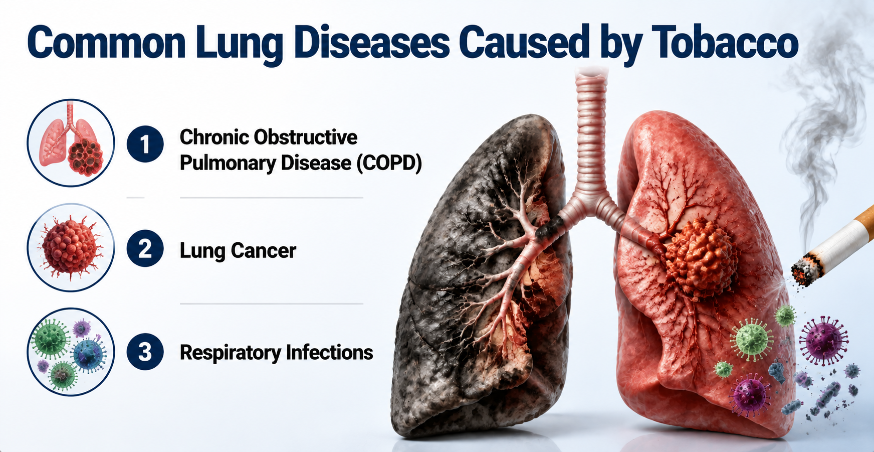 Lung Diseases Caused by Tobacco