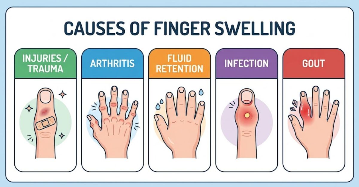 Finger swelling causes