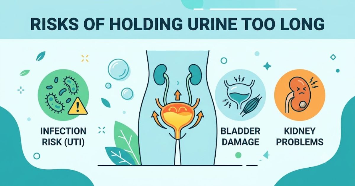 Holding urine for too long and its impact on kidney and bladder health explained by a urologist in Mumbai at Bombay Hospital