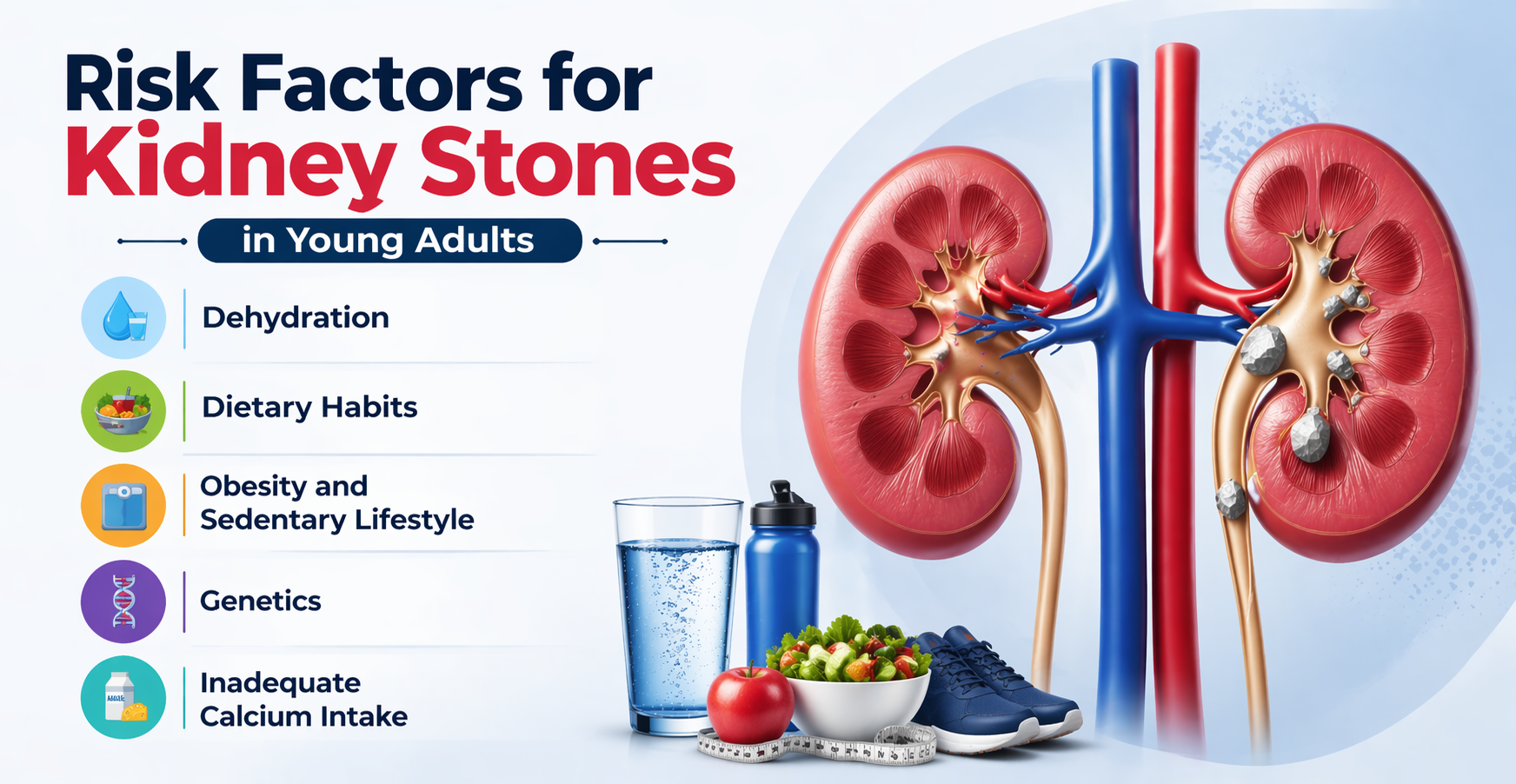 Risk Factors for Kidney Stones in Young Adults