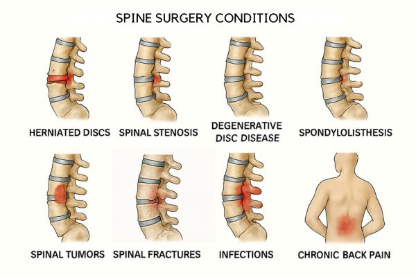 Conditions requiring Spine Surgery at Bombay Hospital in Mumbai