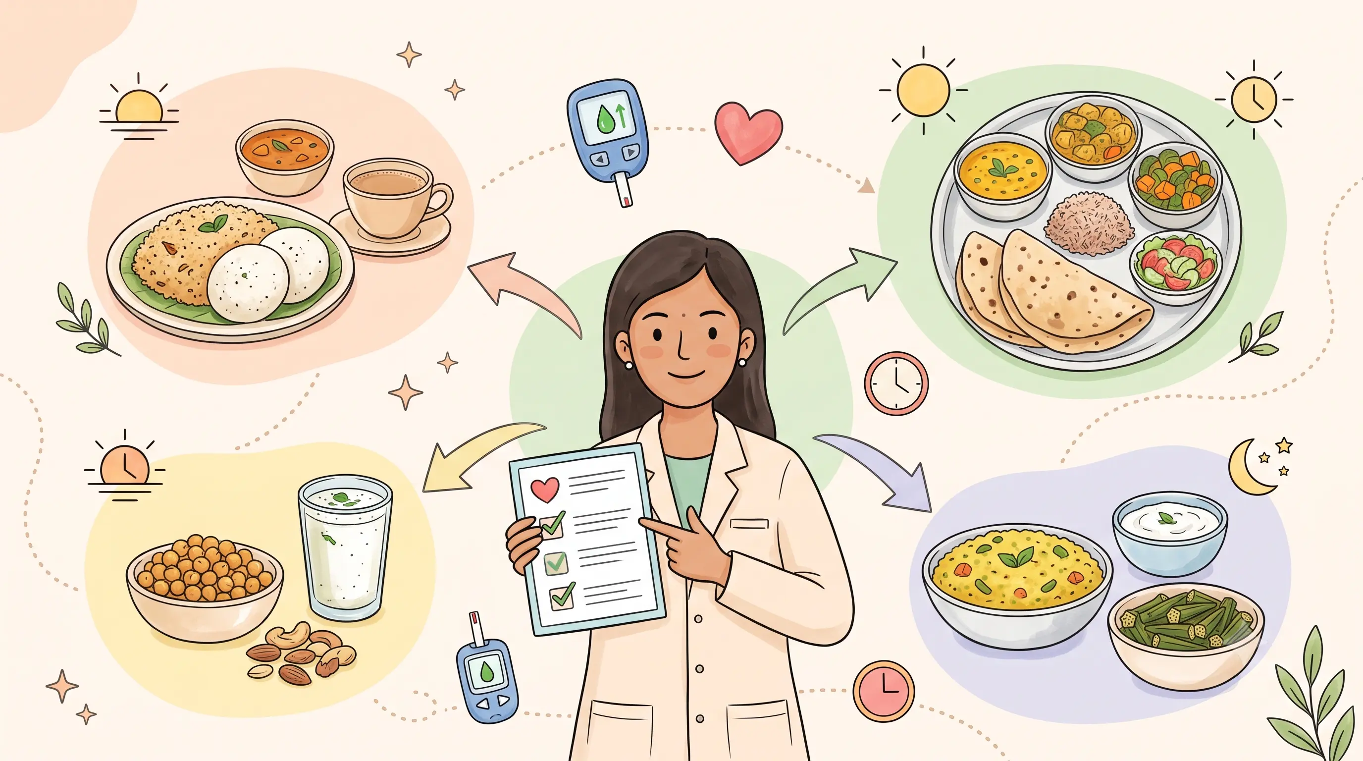 Importance of a personalised Indian diabetes diet plan for better blood sugar management.