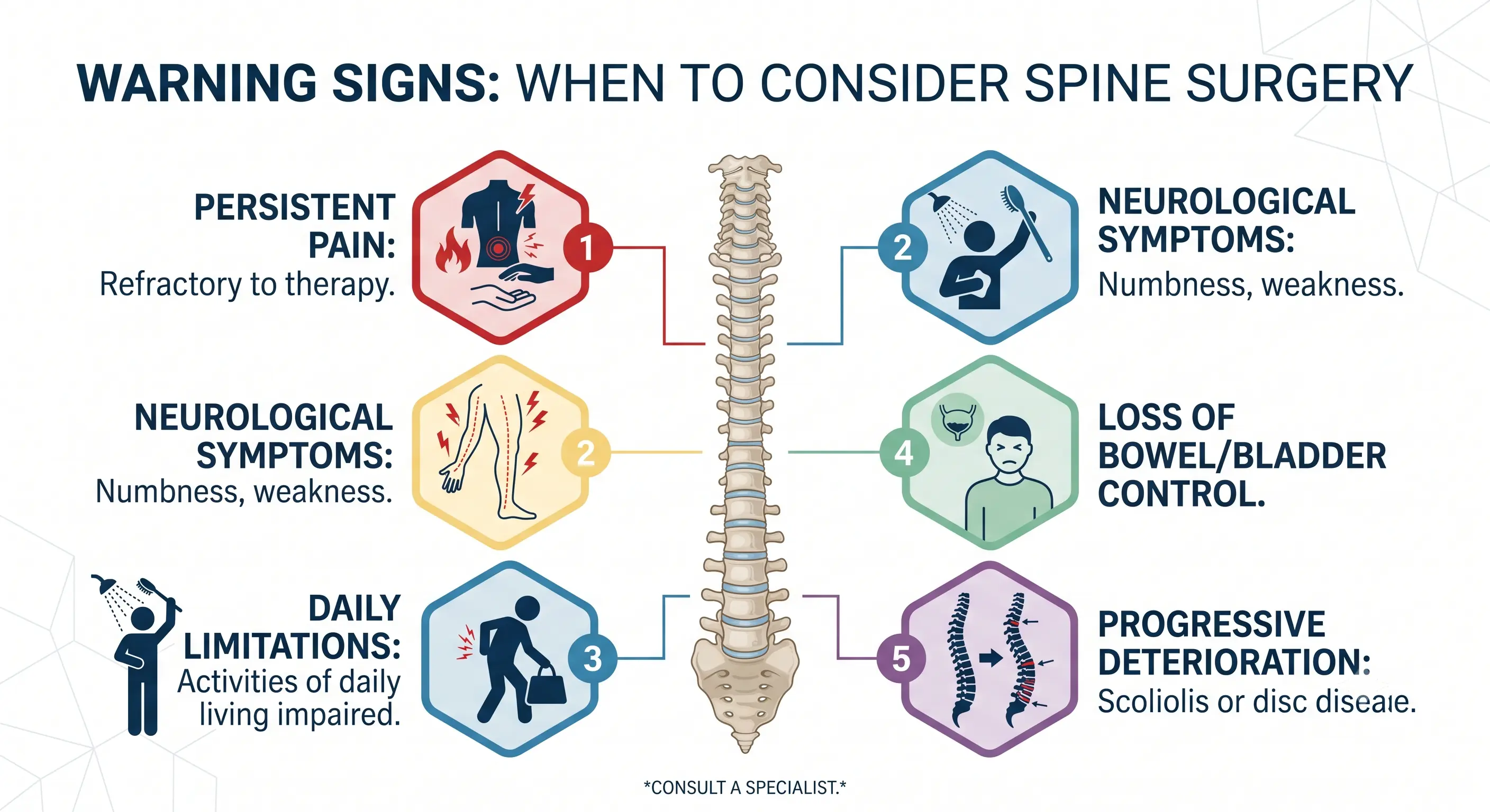 Warning Signs Indicating the Need for Spine Surgery by Spine Surgeon Mumbai