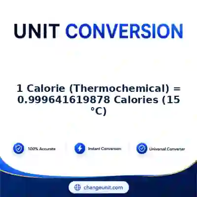 convert-from-calorie-thermochemical-to-calories-15-c - The Best Free Converter