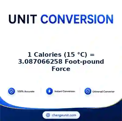 convert-from-calories-15-c-to-foot-pound-force - The Best Free Converter