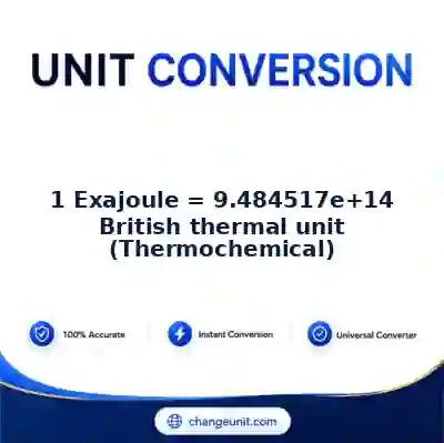 convert-from-exajoule-to-british-thermal-unit-thermochemical - The Best Free Converter