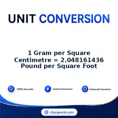 convert-from-gram-per-square-centimetre-to-pound-per-square-foot - The Best Free Converter