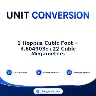 convert-from-hoppus-cubic-foot-to-cubic-megameters - The Best Free Converter