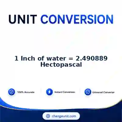 convert-from-inch-of-water-to-hectopascal - The Best Free Converter